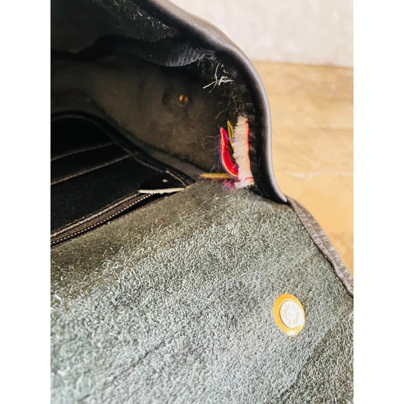 Dooney AND Bourke Equestrian black color small messenger crossbody/shoulder bag - Picture 10 of 10